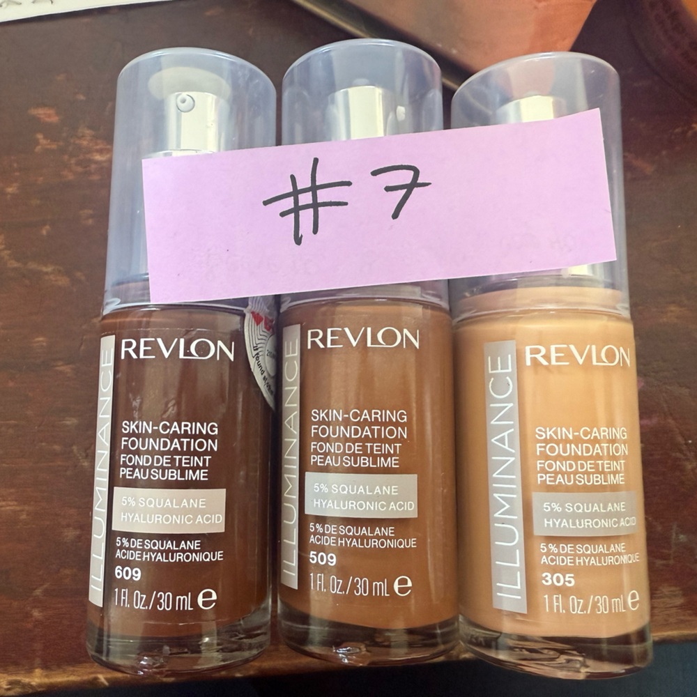 Revlon Illuminance Foundation Trio - Brown, Tan, Cream